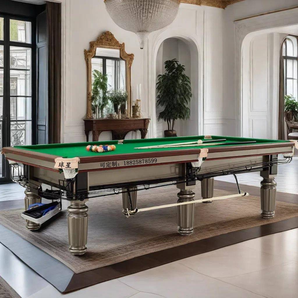 球深圳台球球厅球房室台球中式台球桌黑星8桌台球桌球星Q189球桌