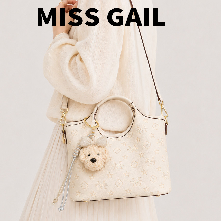 MissGail时尚可爱托特包女生日常休闲简约单肩斜挎手提游玩通勤包
