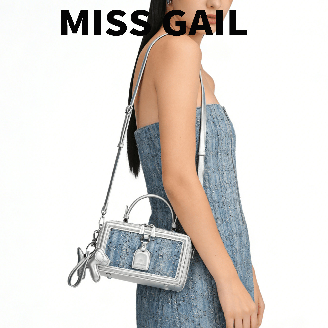 MissGail小众高颜值盒子包少女感高颜值休闲单肩斜挎通勤手拎包包