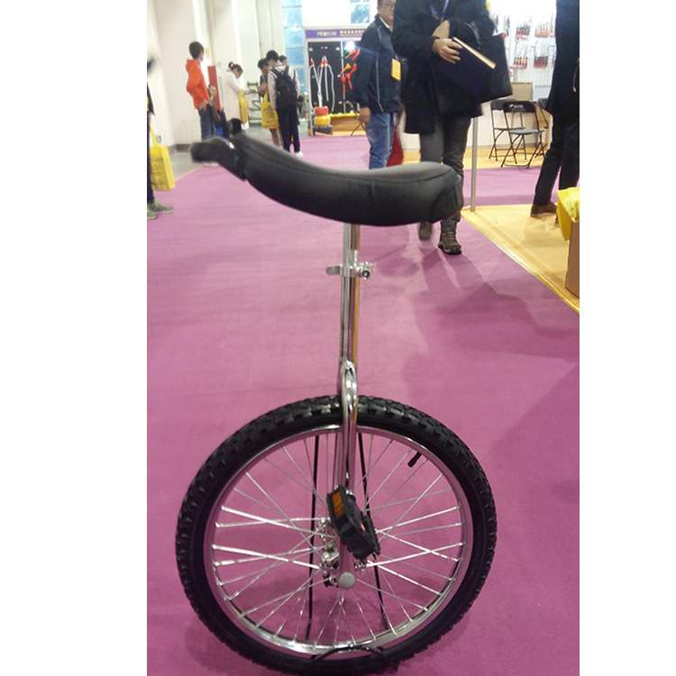 生产厂家 20寸独轮车可调高度钢圈独轮自行车20”Unicycle电镀