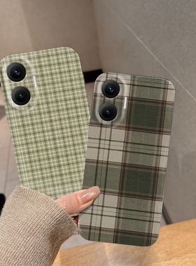 格子布绿色适用红米Turbo4pro手机壳新款红米Turbo4pro菲林硬壳镜头全包保护套REDMI Turbo 4 Pro男女生ins风