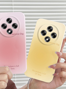 黄色渐变小清新适用OPPOA3/5G手机壳A3活力版菲林硬壳A3i/A3s/A3x男女oppoA2Pro/A2保护套oppoA1Pro潮牌A1X