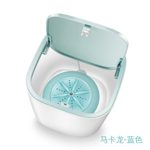迷你涡轮桌上洗衣机家用3.8升桶洗衣器USB内衣裤小型桌面洗衣机