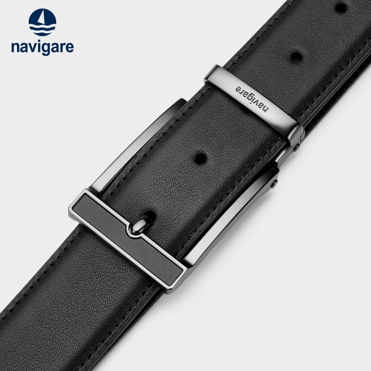 Navigare意大利小帆船2026真皮针扣皮带男潮年轻人腰带礼盒礼物