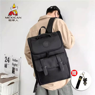 稻草人潮牌双肩包旅行电脑背包
