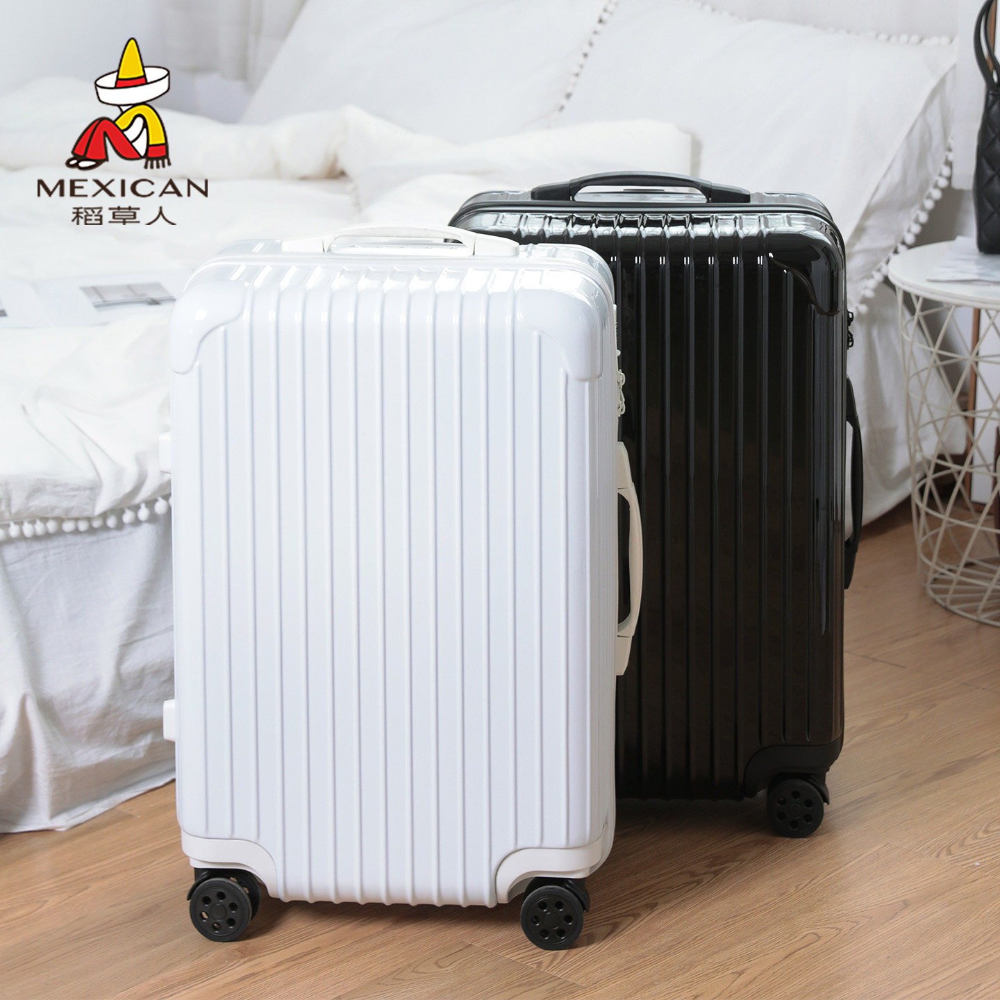 稻草人大容量行李箱2025新款拉杆寸旅行箱女密码箱正品官方旗舰店