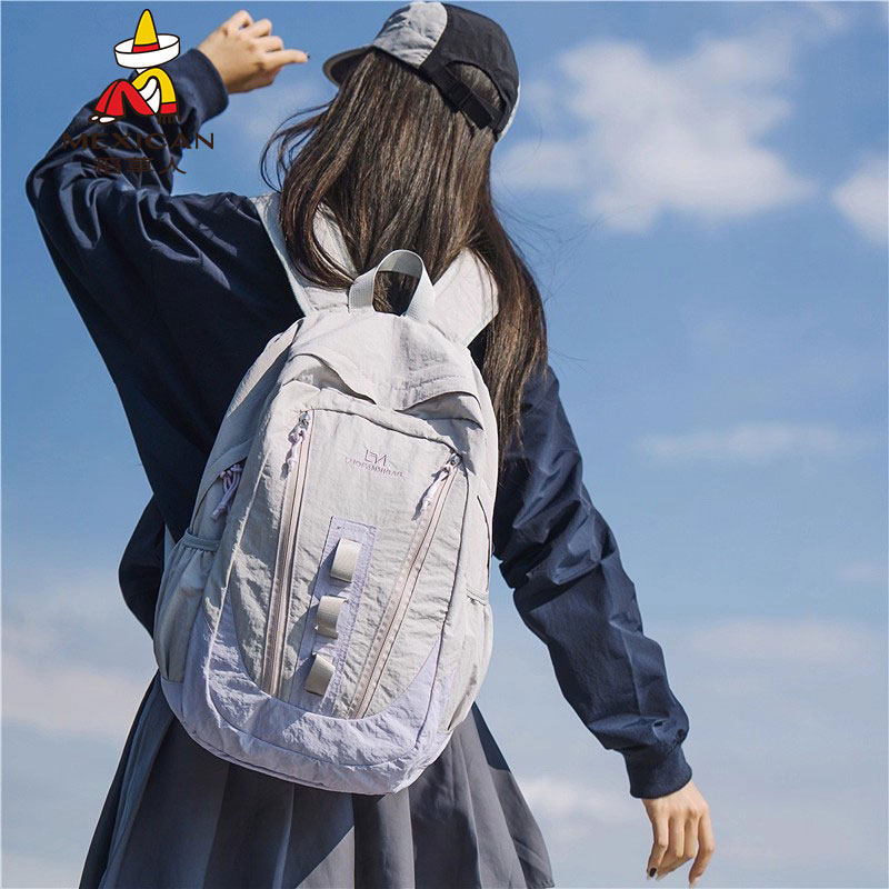 稻草人初高中生学生书包女大容量2025新款登山运动双肩包旅游背包