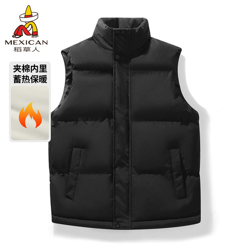 稻草人轻薄羽绒马甲款冬季外穿