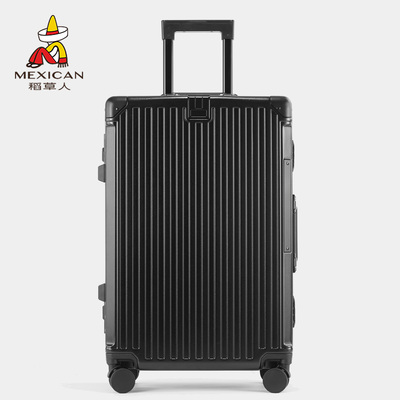 稻草人行李箱拉杆女结实耐用大容量2025新款加厚密码铝框旅行皮箱