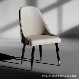 高端实意3006式椅家餐用店简约网红轻奢商用酒木椅设计师现代靠背