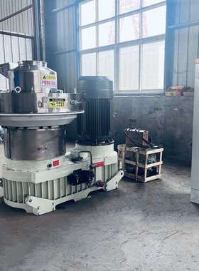 全自动环模粒生产线颗物多功屑能木VRN杂草颗粒机生质燃料造粒机