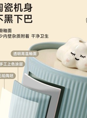 水跨境瓷猫咪自动静音饮水机陶智53509能循环过滤流容动宠物大量