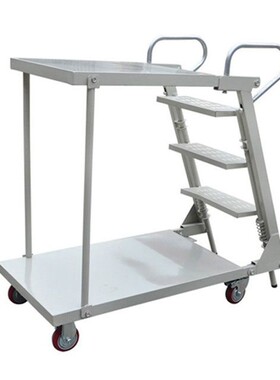 双台层登高车超平市库OX-DG房移折叠动台物流车