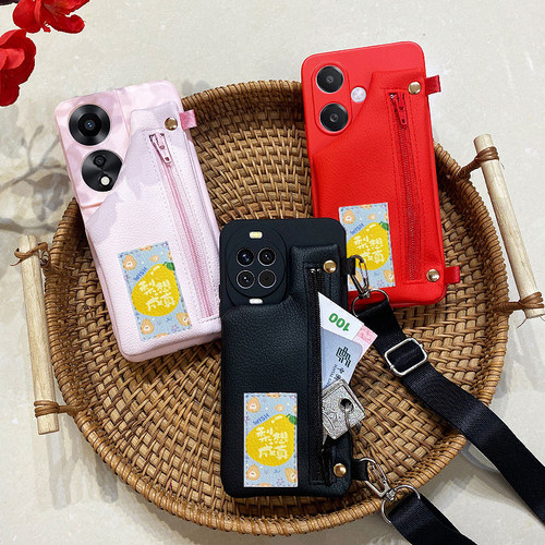 OPPOReno16/15斜挎钱包手机壳