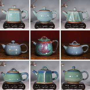 茶具陶瓷轻奢高档泡茶壶功夫茶具西施壶 禹州神垕钧瓷手工茶壶特价