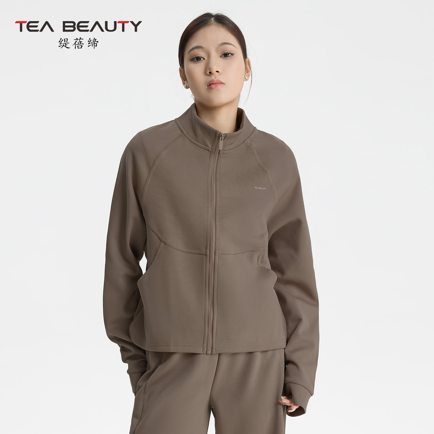 TeaBeautyN80555立领运动外套