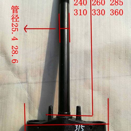 电动车简易款14寸16寸18液压方向柱前叉吊顶方向器27管老年代步车