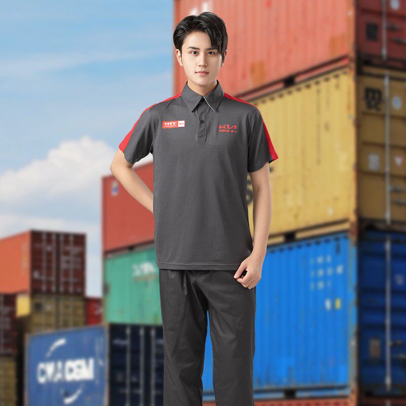 悦达起亚4s店长/短袖汽修工作服售后车间机修工装套装汽修厂工装