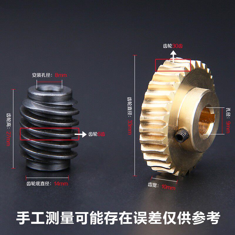 801削皮机铜齿轮3Y-116铁齿轮3Y-115小蜗轮大王电动铲子皮机配件