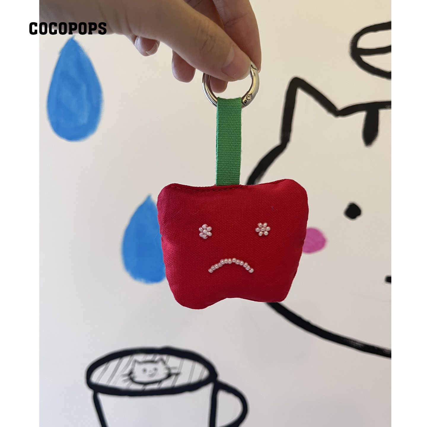 COCOPOPS韩系快乐笑脸包包钥匙扣