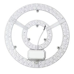 LED节能灯客厅圆形吸顶灯96W大瓦数光源模组吸附灯芯灯盘三色变光