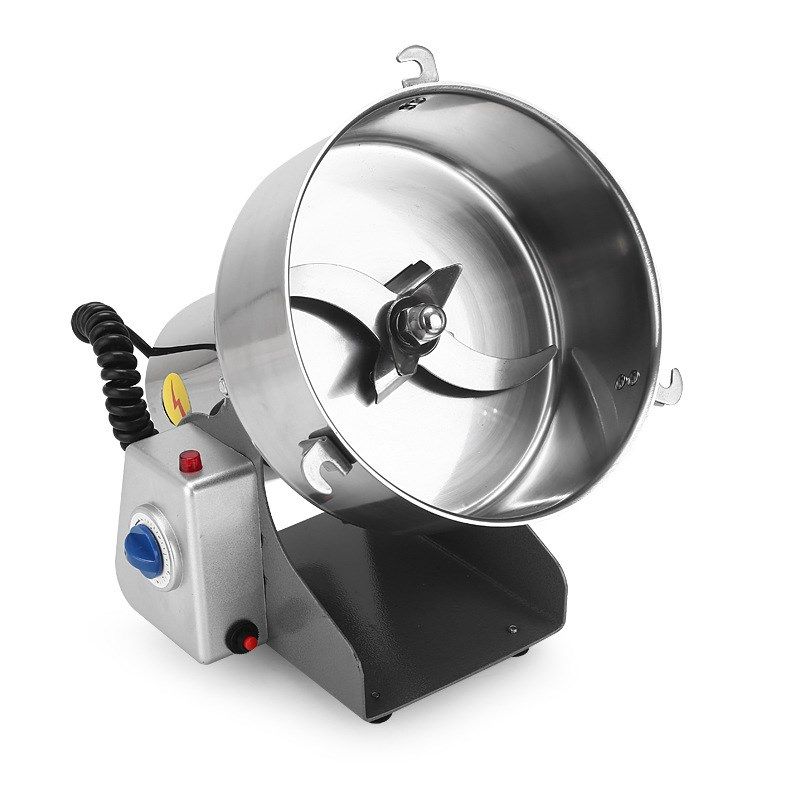 尚层304不锈钢2500G中药粉碎机家用电动五谷超细研磨机三七磨粉机