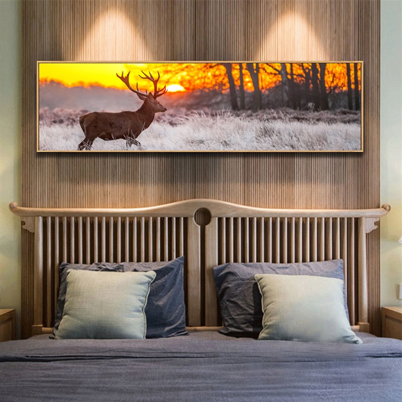 单幅装饰画卧室床头画沙发背景墙画客厅挂画海景画酒店房间宾馆画