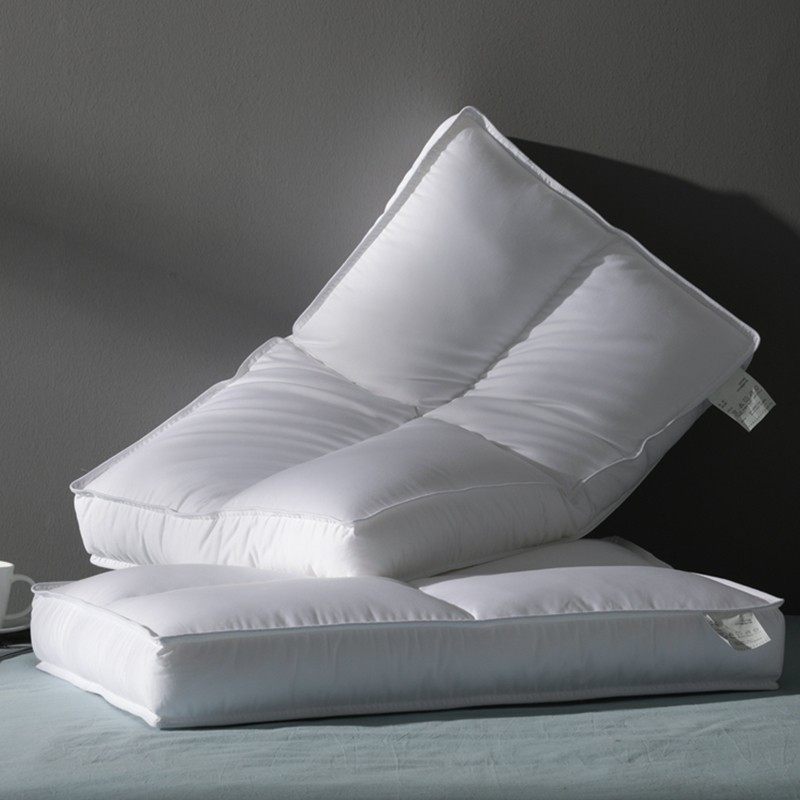 全棉枕头枕芯单双人家用酒店一对一只装纯棉超软护颈枕颈椎助学生