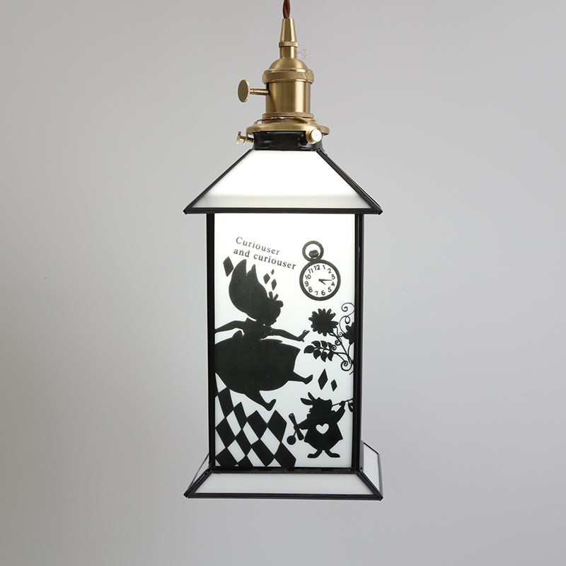 [爱丽丝梦游仙镜] 美式儿童房吊灯生日礼物可爱卡通卧室床头台灯