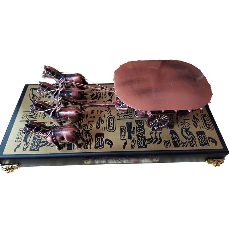 兵马俑秦始皇陵铜车马金属摆件西安旅游纪念品兵马俑特色工艺品