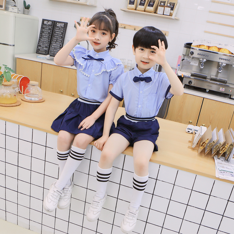 六一儿童演出服男女童班服幼儿园园服小学生背带裤大合唱表演校服