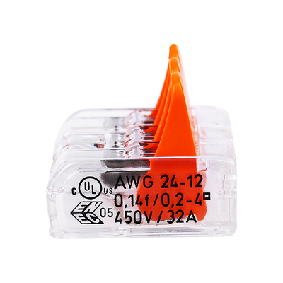 wago万可10只221q-413装接线端子电线连接头快速并线器连线家用