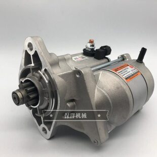 U27挖掘机 U25 久保田D1105发动机启动马达起动机适用久保田U20