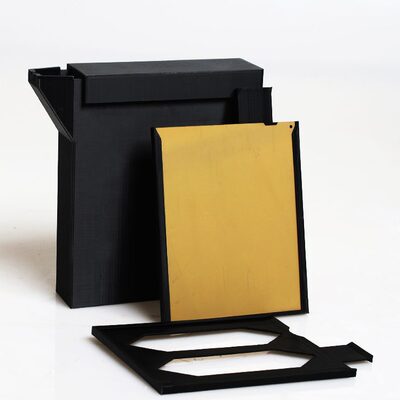 大画幅4x5明室显影箱冲洗胶片冲洗相纸显影盒 一次可冲4张