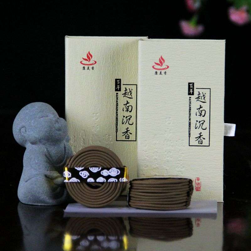 天然越南沉香盘香 2H/4小时20双盘 海南沉香 小盘香熏香 室内礼佛