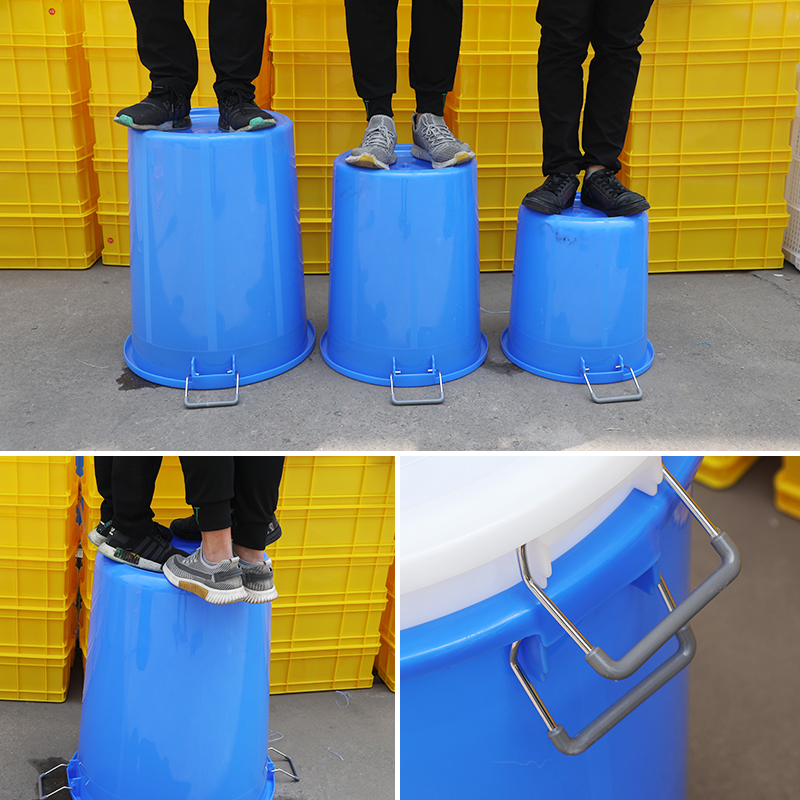 户外环卫垃圾桶大号圆形酒店饭店厨房分类特大餐饮商用垃圾箱带盖