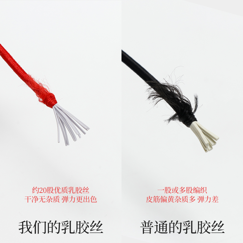 彩色高弹力松紧带特细圆耐用橡皮筋松紧绳子卡扣强力儿童跳皮筋绳