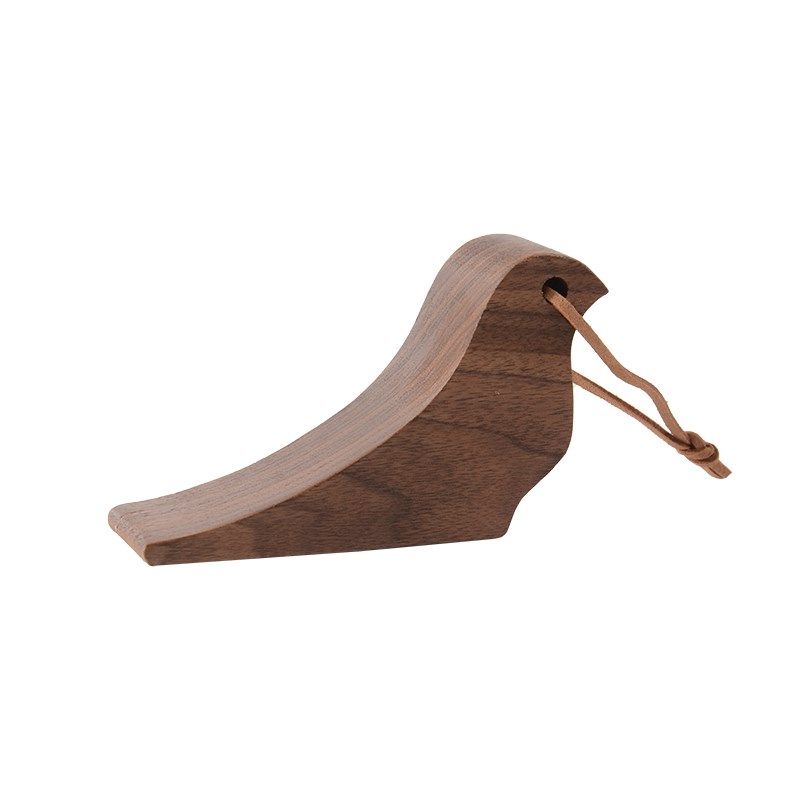 oakliving榉木胡桃木阻门器家用挡门门阻防撞门塞实木安全防滑