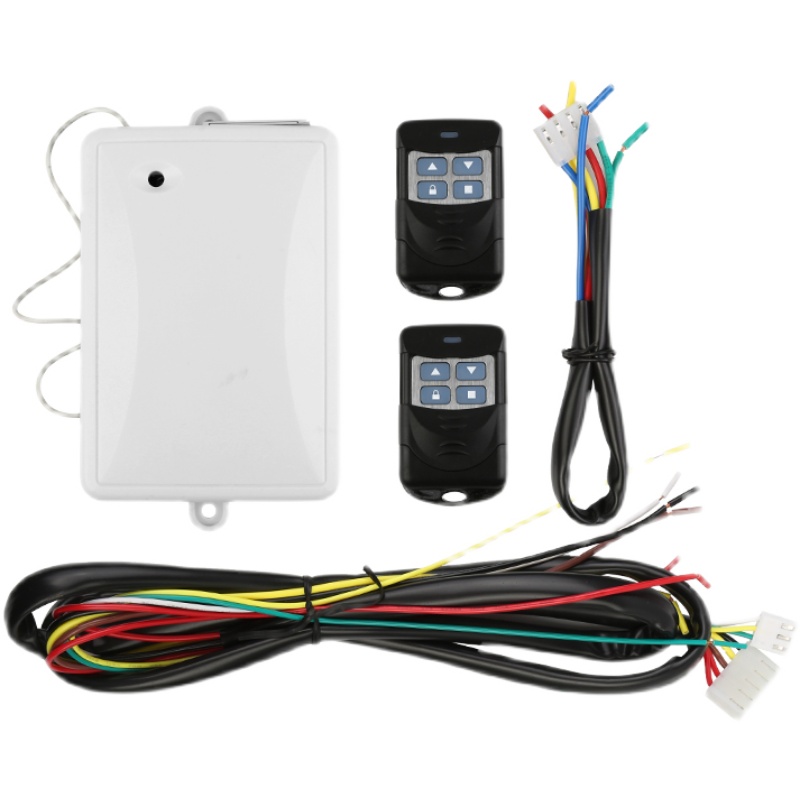 卷帘门电机380v智能控制器三相水泵开关马达倒顺升降机正反转遥控