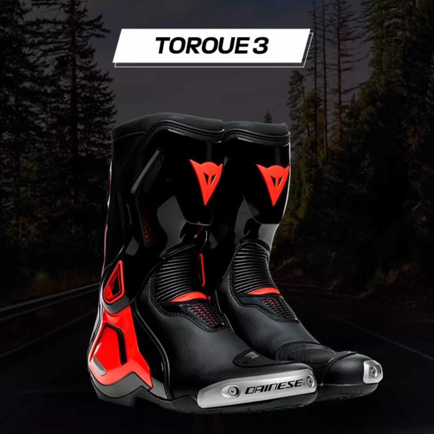 DAINESE/丹尼斯TORQUE 扭矩3摩托车骑行靴赛道竞速公路拉力靴子
