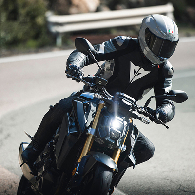 DAINESE/丹尼斯AVRO 5摩托车骑行皮衣服男防摔耐磨机车皮衣赛车服