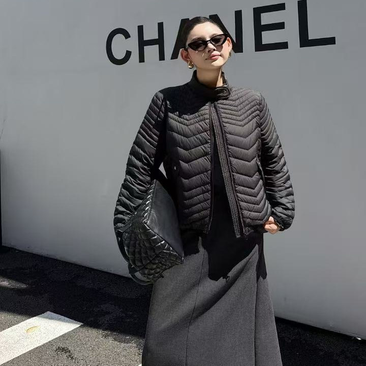 2025冬新款90绒韩版排骨羽绒服