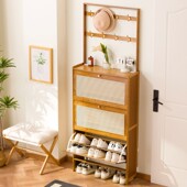 超薄鞋 架 柜家用门口多层靠墙入户玄关极窄翻斗鞋