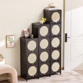 2025爆款 柜室内楠竹新款 迷你 架子家用门口好看单带门小窄鞋 入户鞋