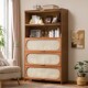 书架置物架落地书柜子家用客厅儿童靠墙多层收纳柜储物柜简易卧室