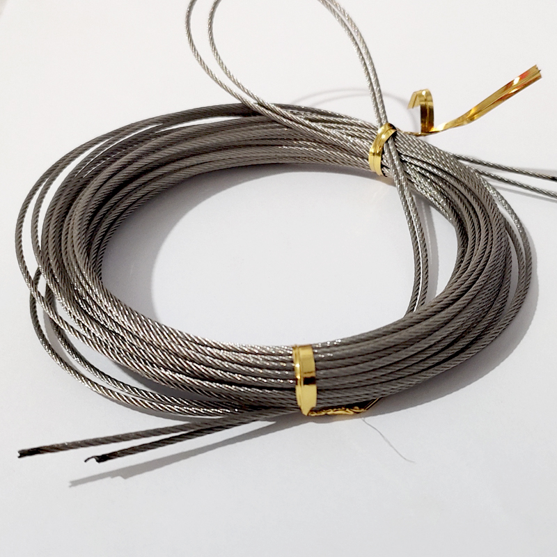 晾衣架钢丝绳304材质手摇升降晒衣阳台室内专用零配件1.5mm凉衣架