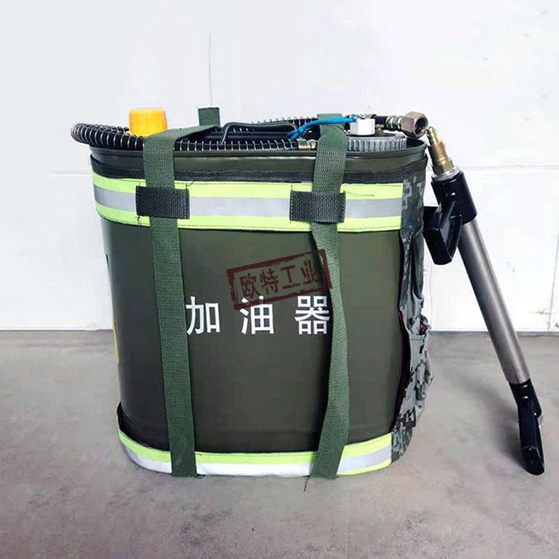 大容量背负式加油器便捷式铁质注油桶便携式森林消防储油器
