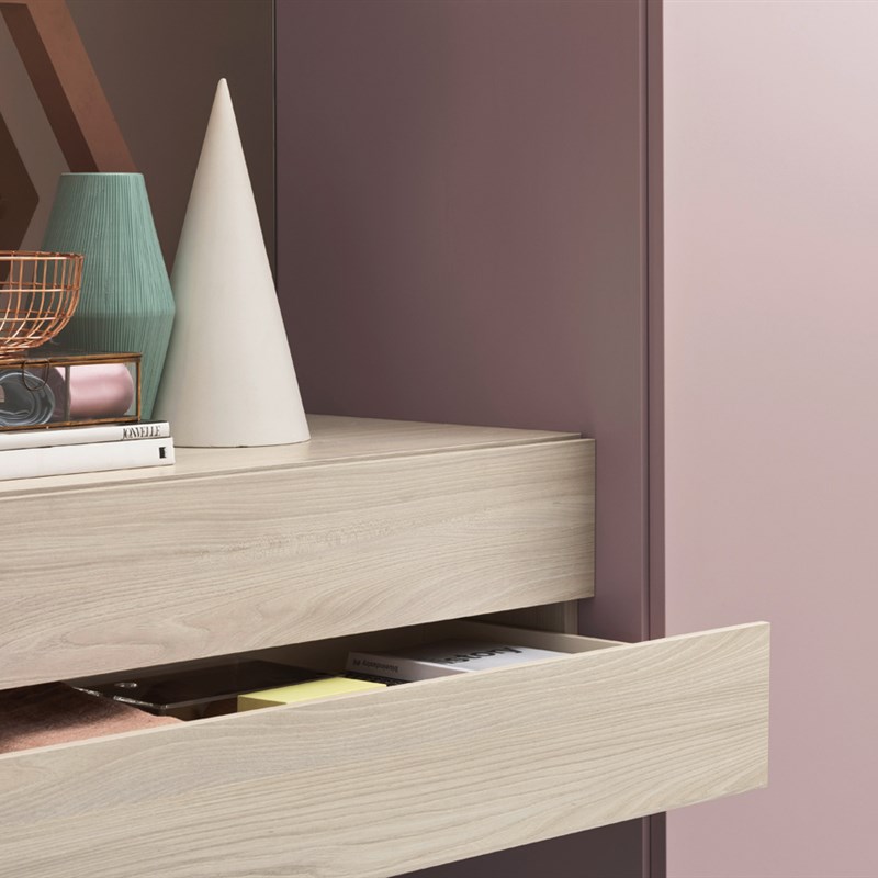 定制耐用包邮新款梳妆台一体卧室家用全屋家具平开门带镜子大衣柜