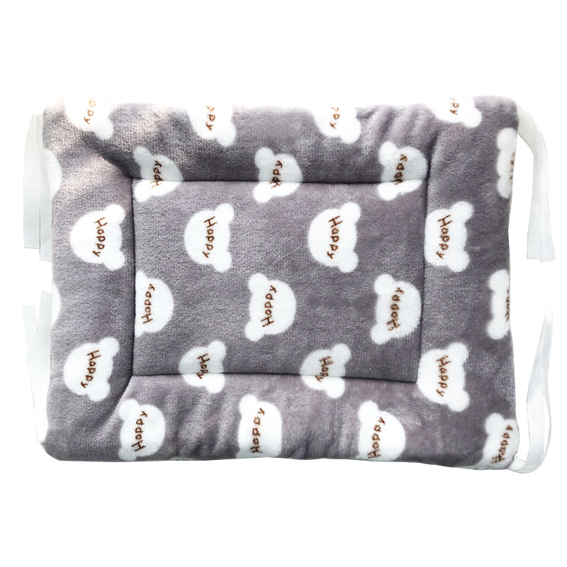 宠物睡垫猫咪睡觉用毛毯猫垫子猫笼平台垫固定冬季保暖小毯子冬天