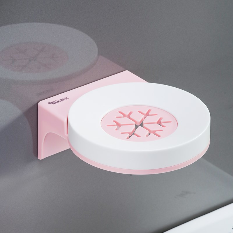 嘉宝肥皂盒壁挂浴室免打孔香皂盒创意海绵架香皂架皂托皂网置物架